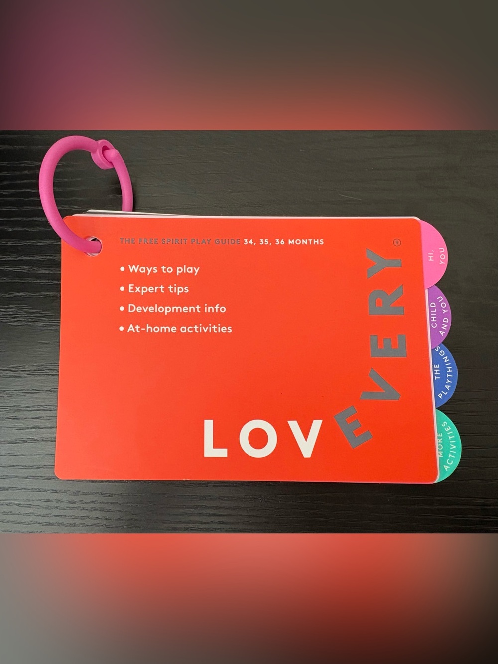 Lovevery The Free Spirit Play Guide 34-36 Months